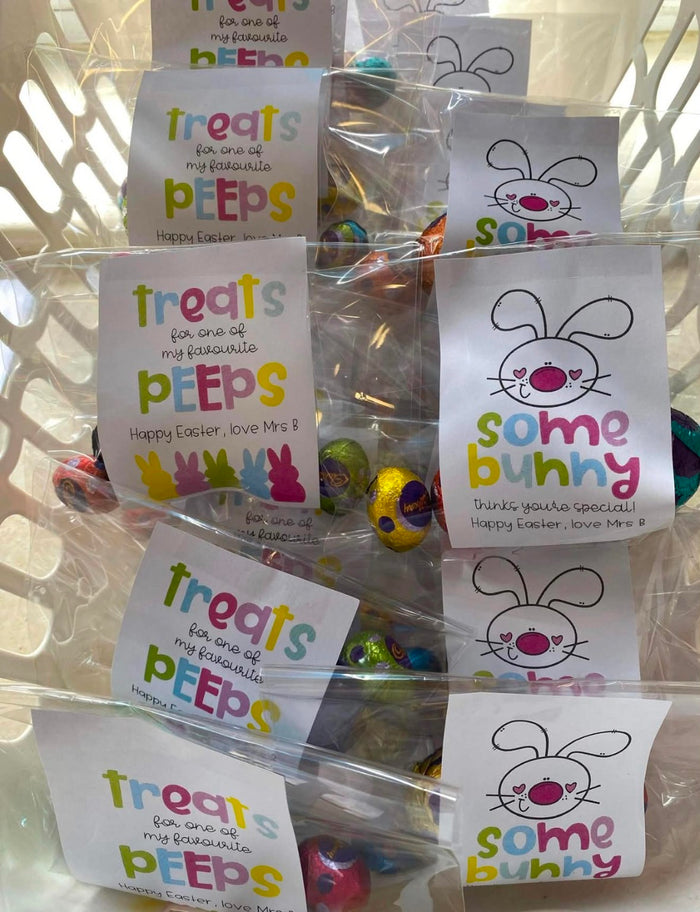 Custom party and event bag toppers