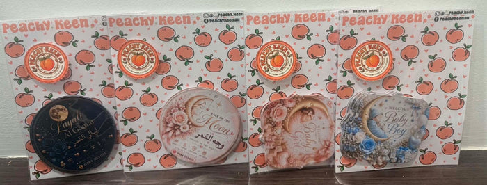 Custom die cut tags for parties and events
