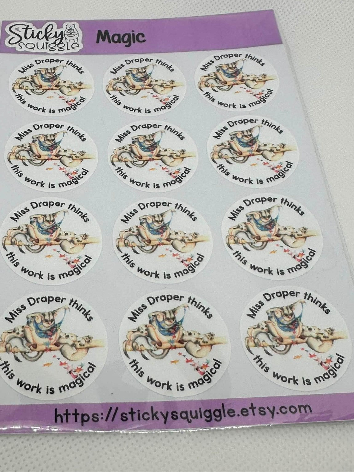 Magic reward stickers