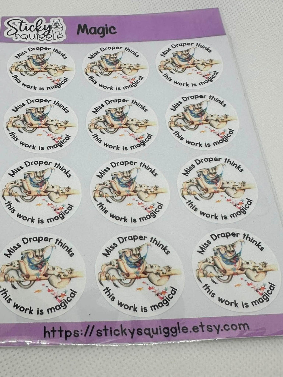 Magic reward stickers
