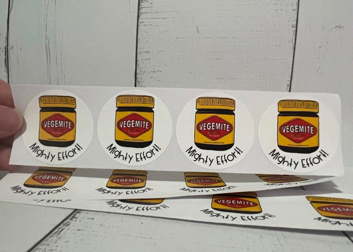 Mighty Effort reward stickers