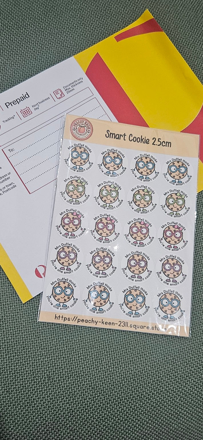 Smart Cookie reward stickers