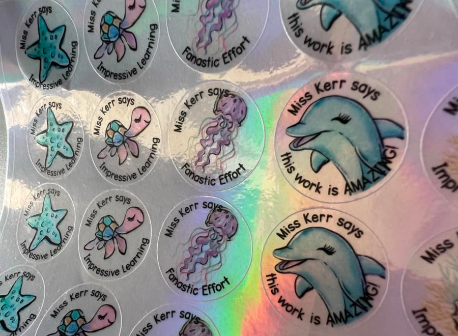 Under the Sea reward stickers